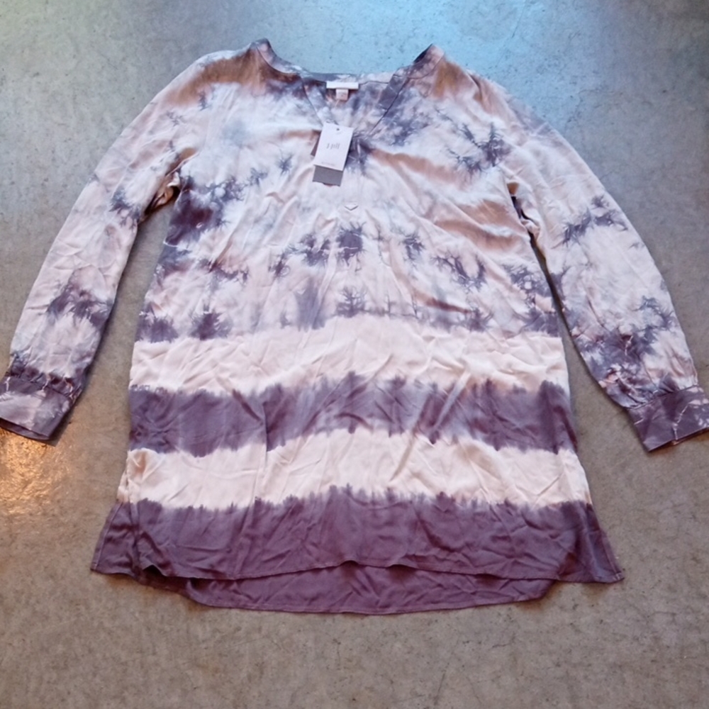 NWT J. Jill Tie-Dye Casual women's Top XS